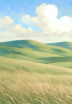 Rolling hills landscape used as a header image for Sweetgrass Bio
